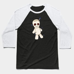 Vodoo Doll Comic Baseball T-Shirt